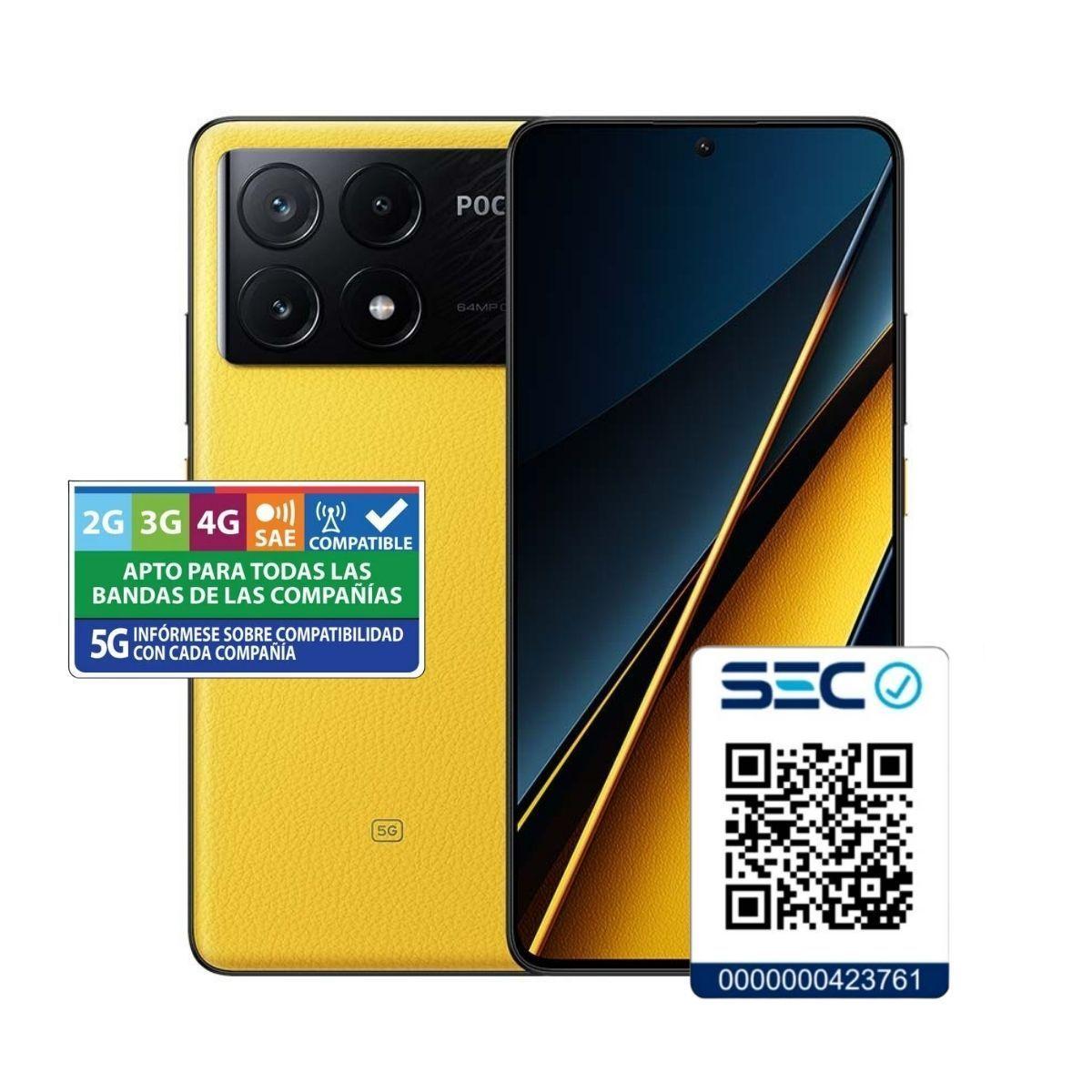 Xiaomi POCO X6 PRO 5G 8GB+256GB Amarillo-1