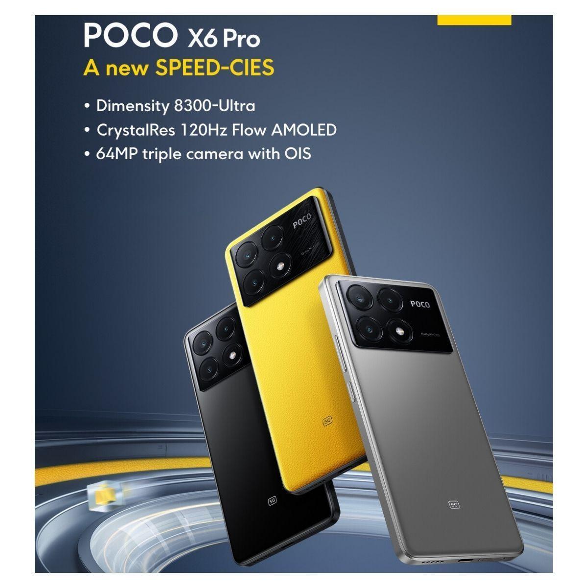 Xiaomi POCO X6 PRO 5G 8GB+256GB Amarillo-6