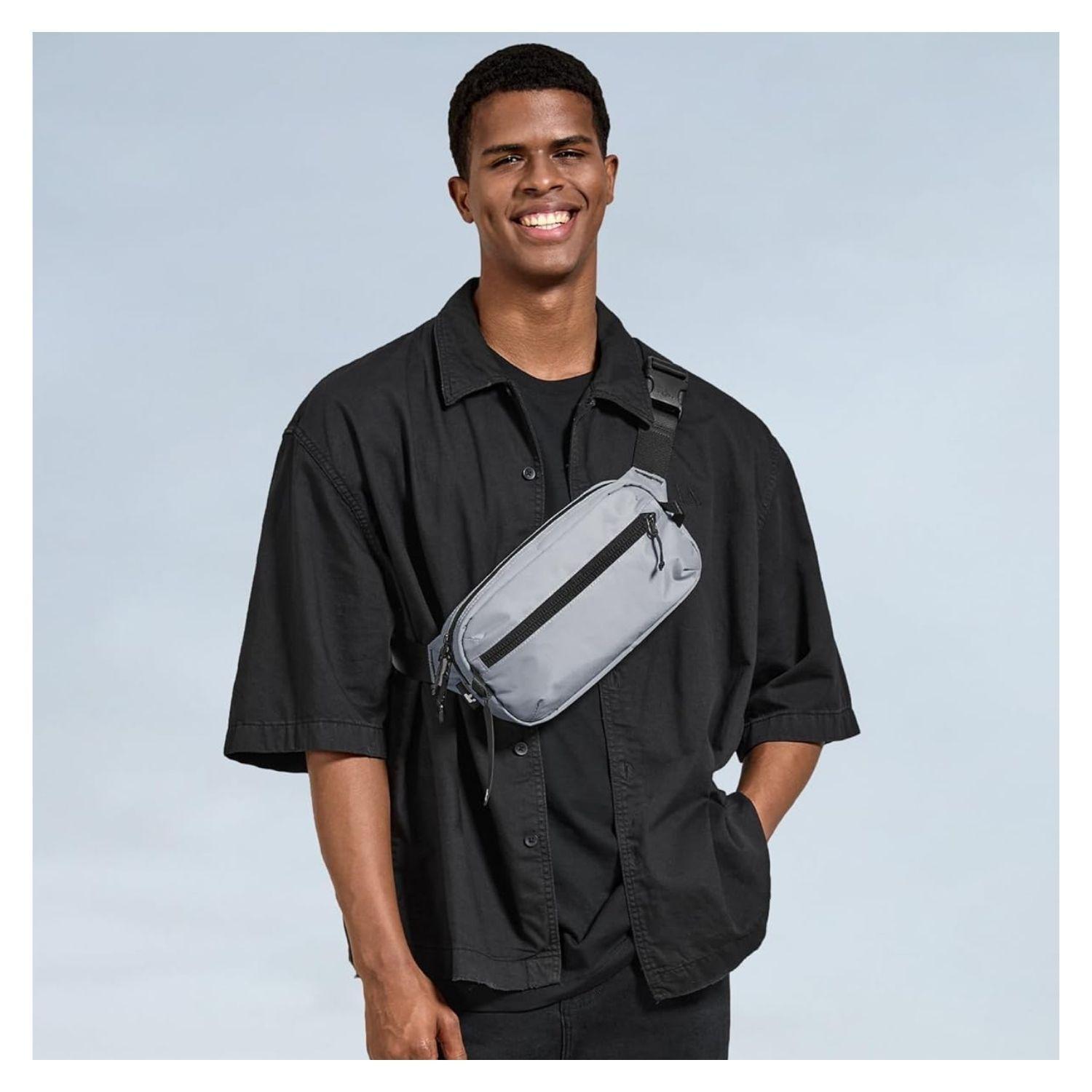 Tomtoc Banano Aviator-T33 2.5L Mediano M - Gris-2