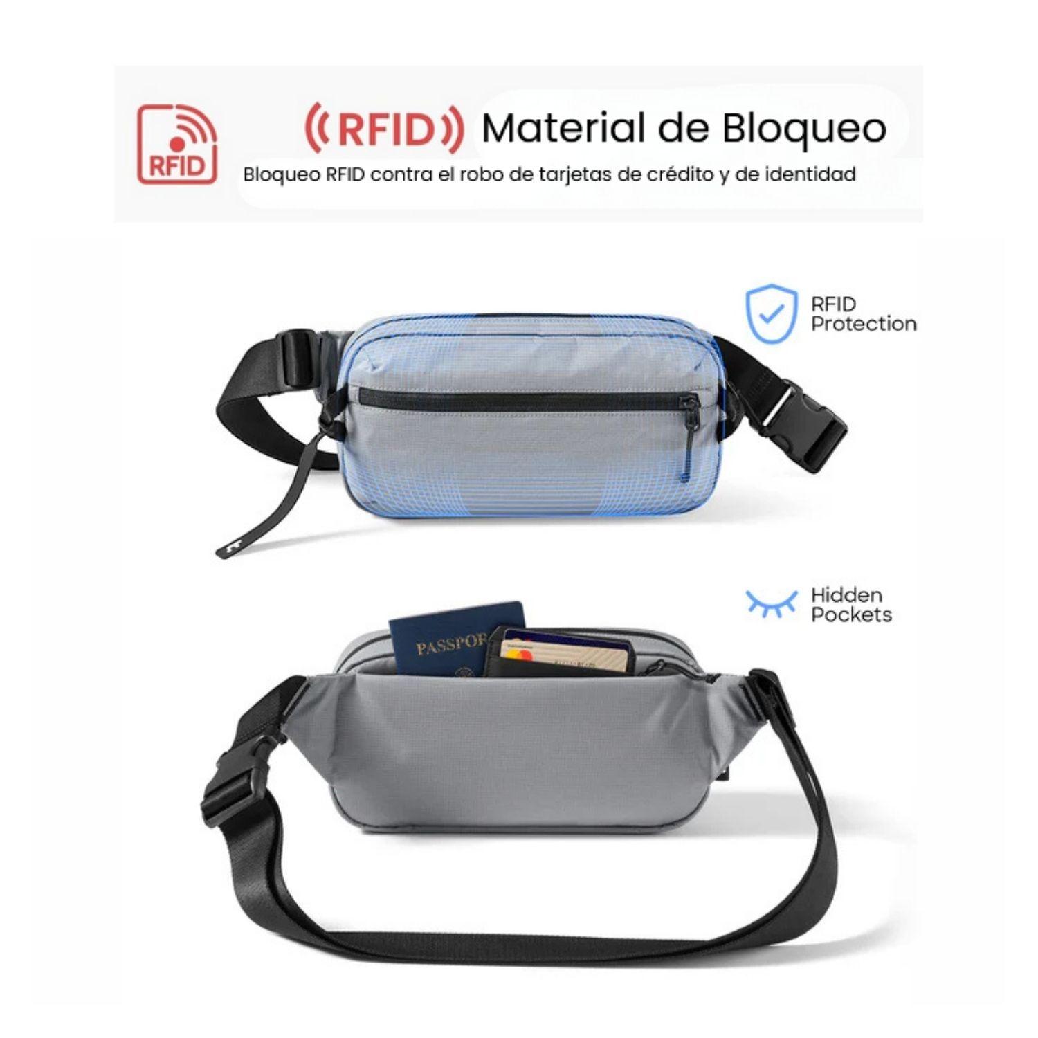 Tomtoc Banano Aviator-T33 2.5L Mediano M - Gris-3