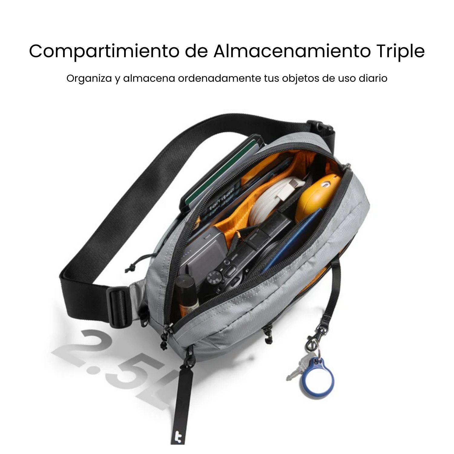 Tomtoc Banano Aviator-T33 2.5L Mediano M - Gris-4