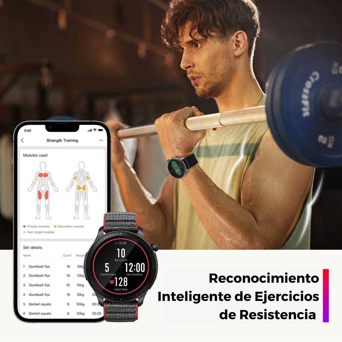 Amazfit Smartwatch GTR 4 Negro-3