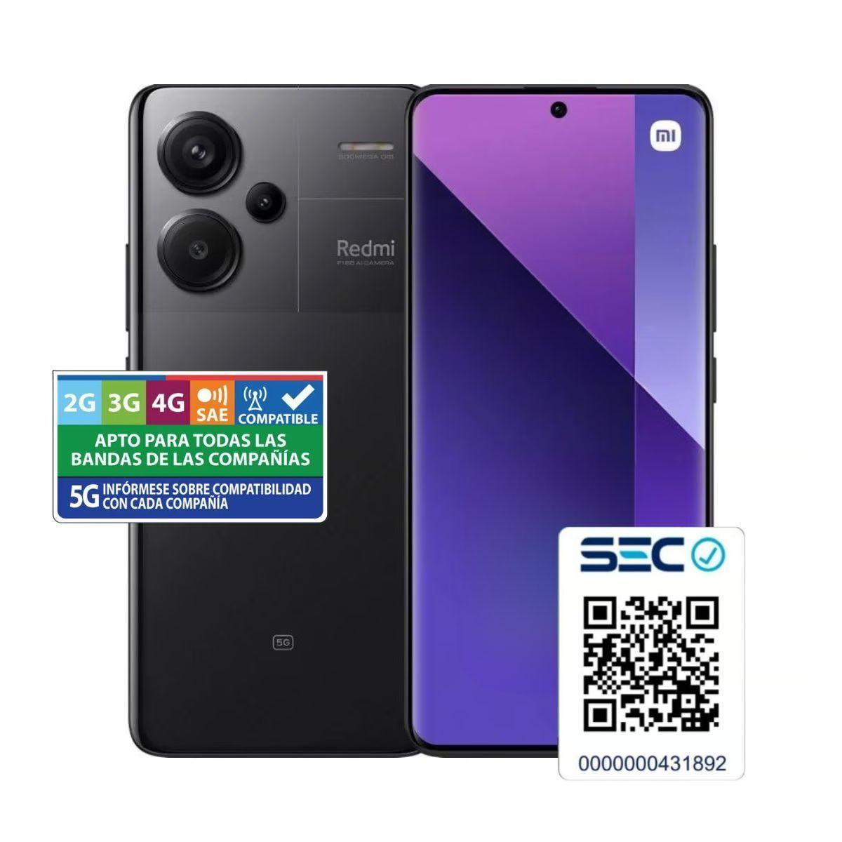 Xiaomi Redmi Note 13 PRO Plus 5G 12GB+512GB Negro-1