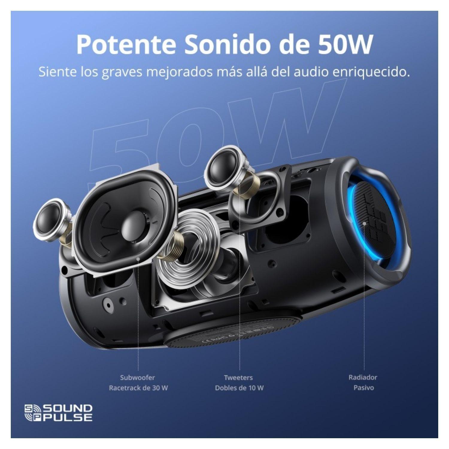 Tronsmart Parlante Portátil  Mirtune S100 para Exteriores IPX7 Negro-3