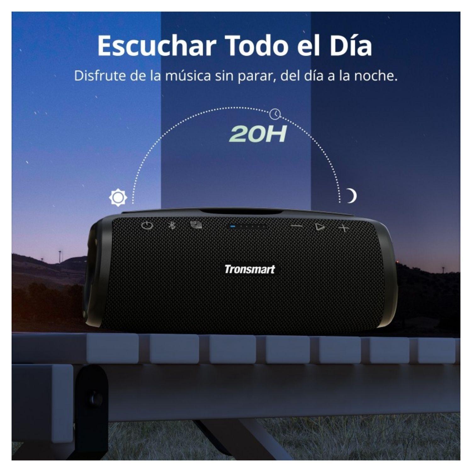 Tronsmart Parlante Portátil  Mirtune S100 para Exteriores IPX7 Negro-6