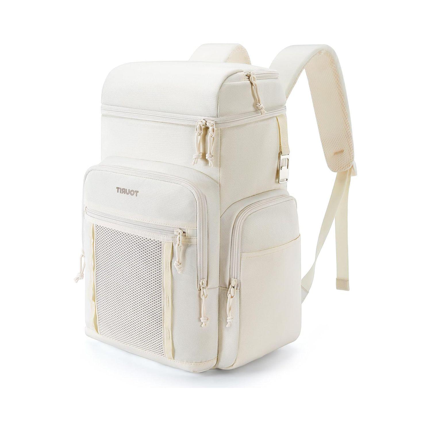 Tourit Mochila Térmica Outdoor 30 latas 28L Impermeable Beige-1