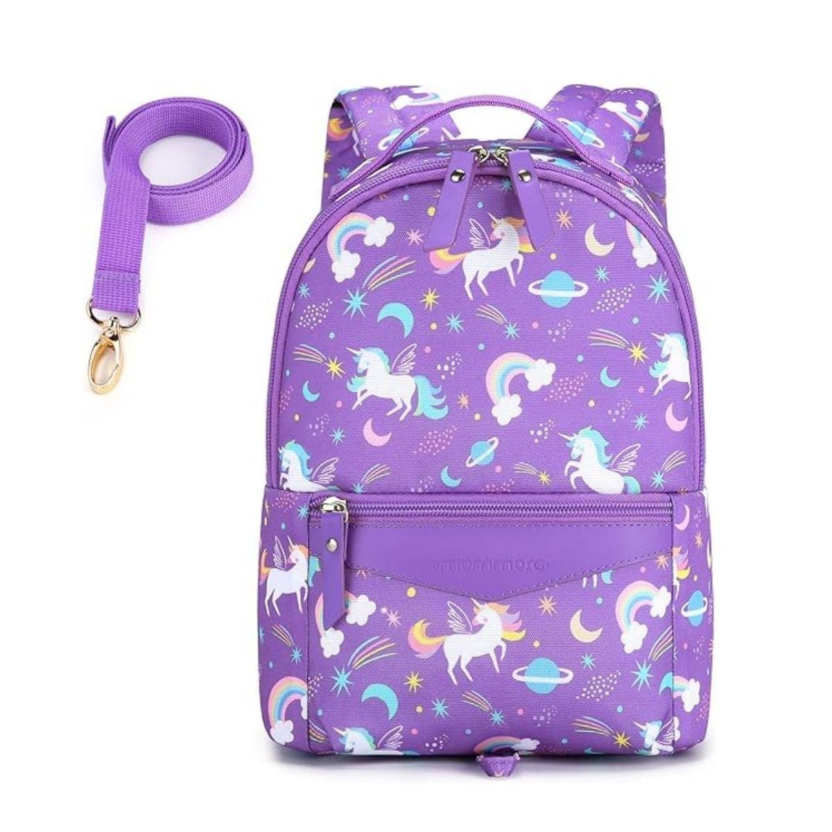 Mommore Mochila para Niños Lacy - Morado-0