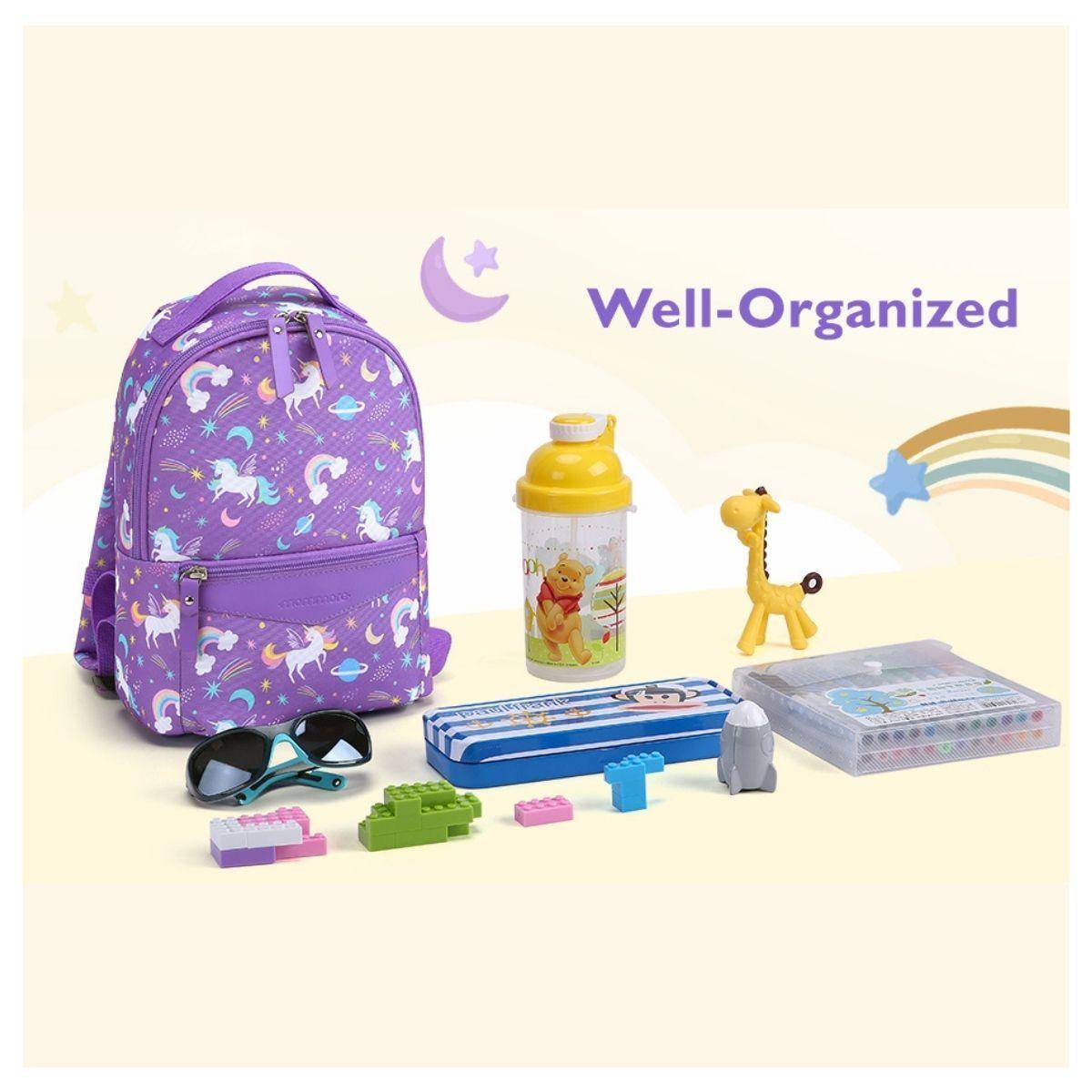 Mommore Mochila para Niños Lacy - Morado-7