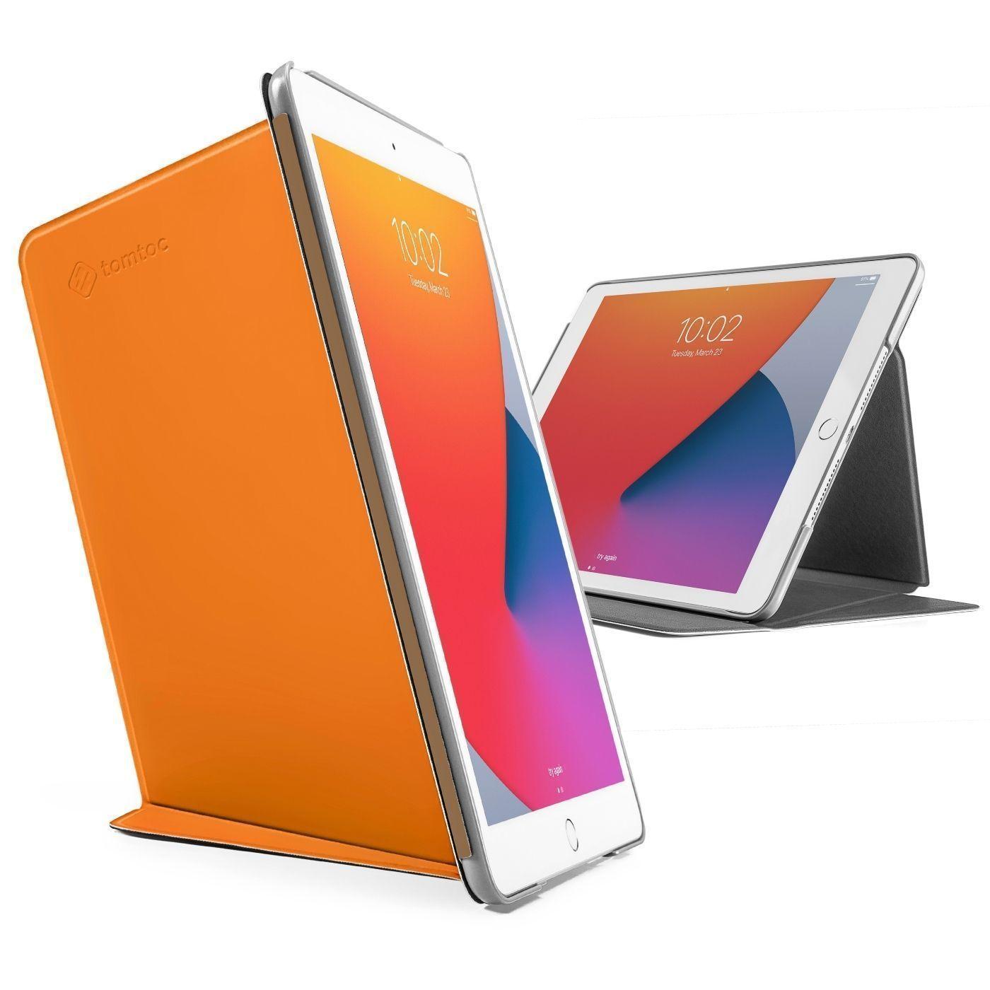 TOMTOC Funda Vertical iPad 10,2'' 9ª8ª7ª g CARAMEL-2
