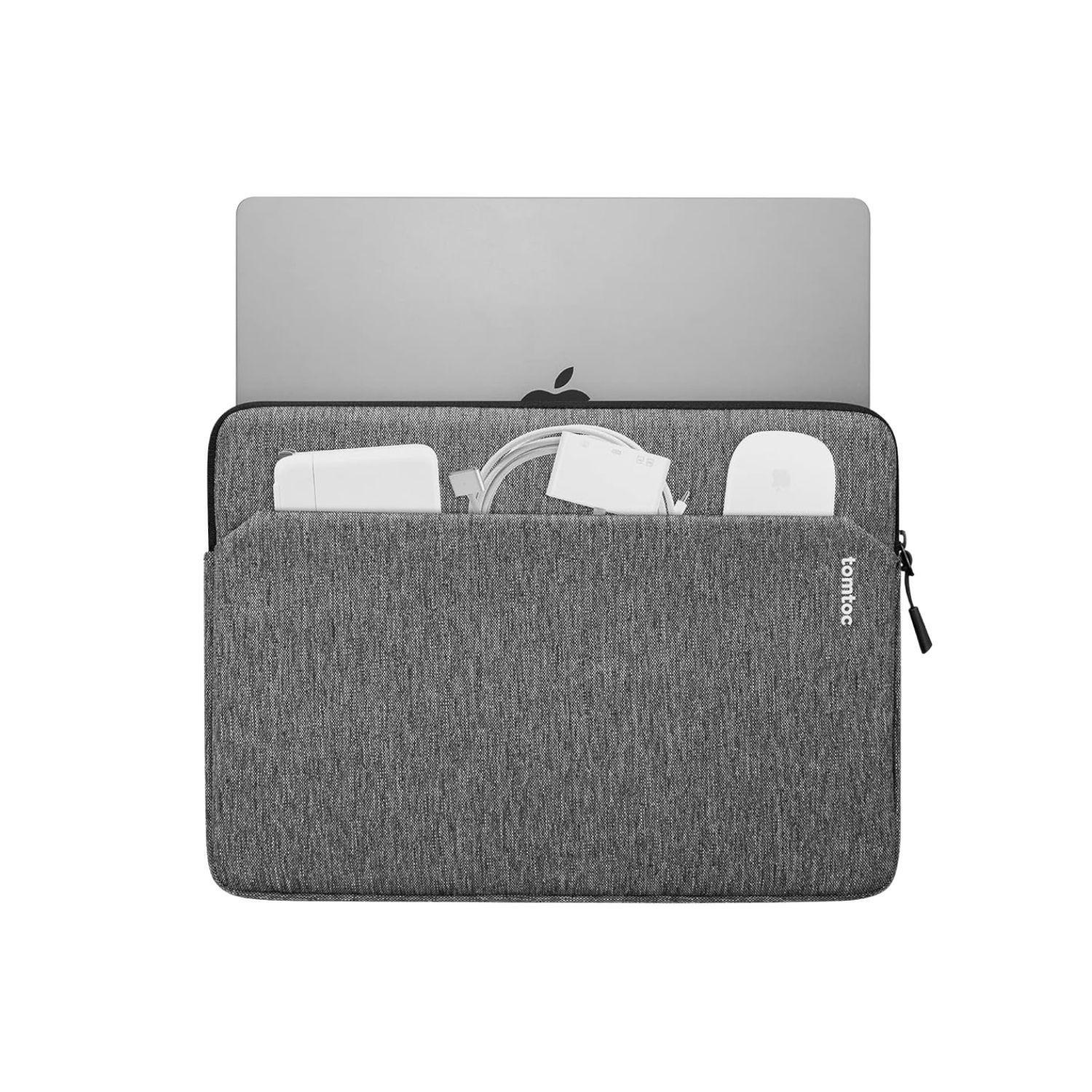 Tomtoc Funda Light- A18 para MacBook Pro 14" - Gris Oscuro-1