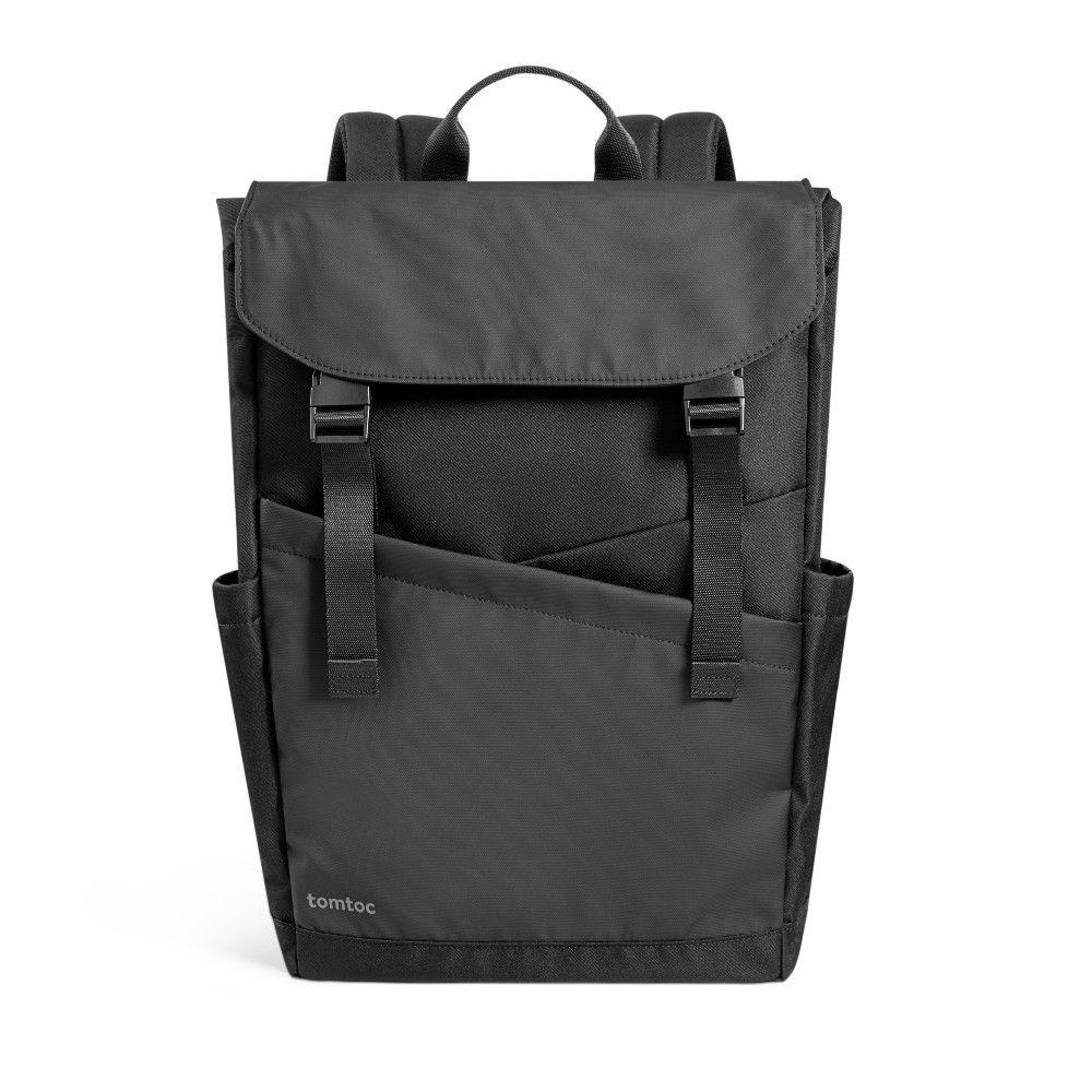 Tomtoc Mochila A64 con Solapa Ligera de 18L para Notebook 16” - Negro-0