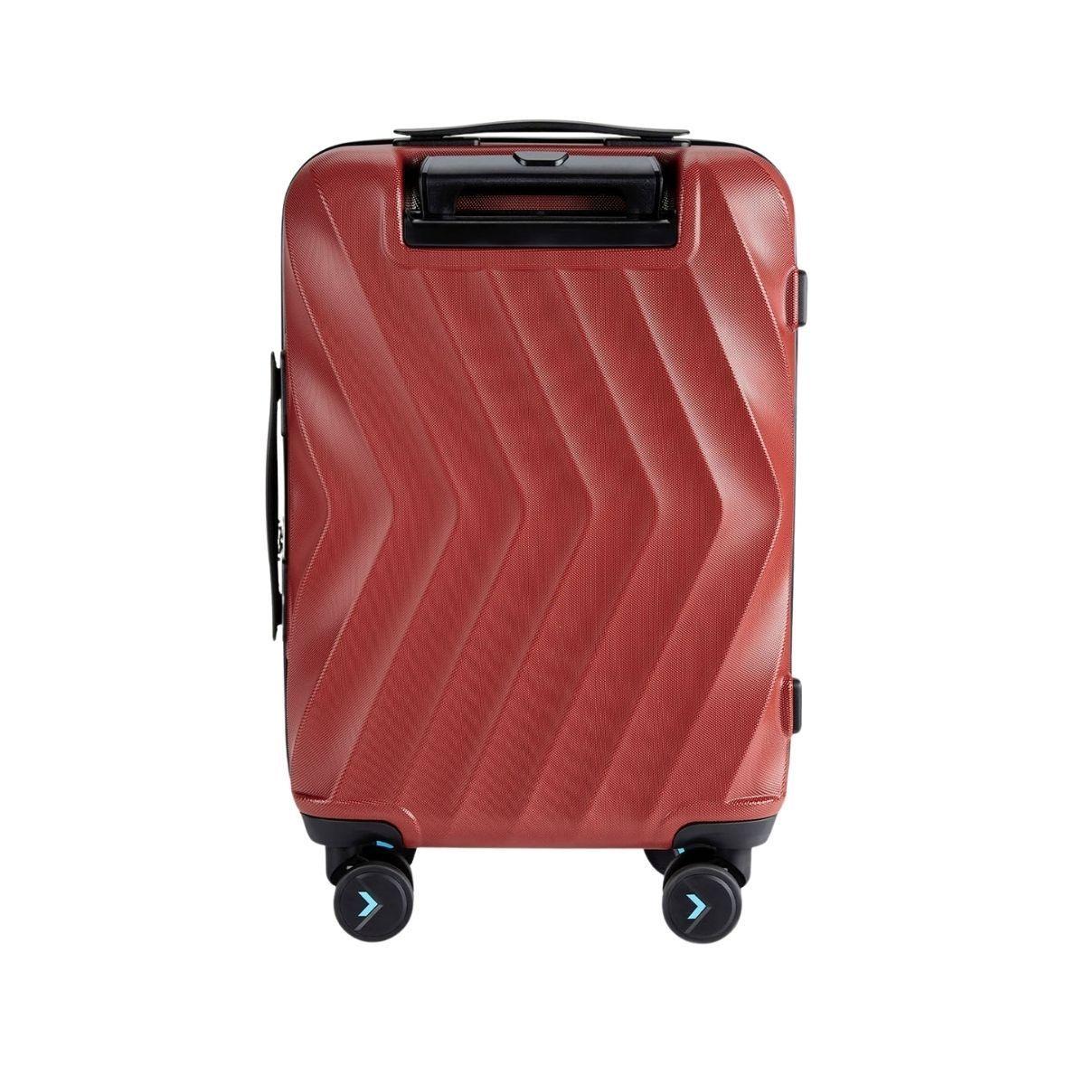 Bagsmart Maleta de Mano Globetrotter 21″ Rígida 35 L Rojo Vino-5