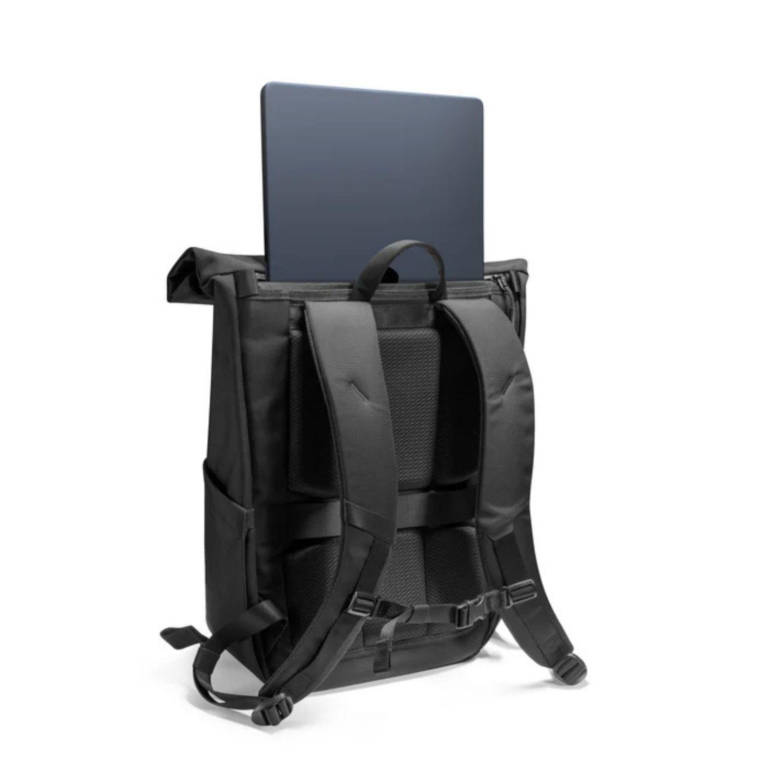 Tomtoc Mochila de Viaje Navigator-T61 L 25L-30L para Notebook 17,3" Negro-3