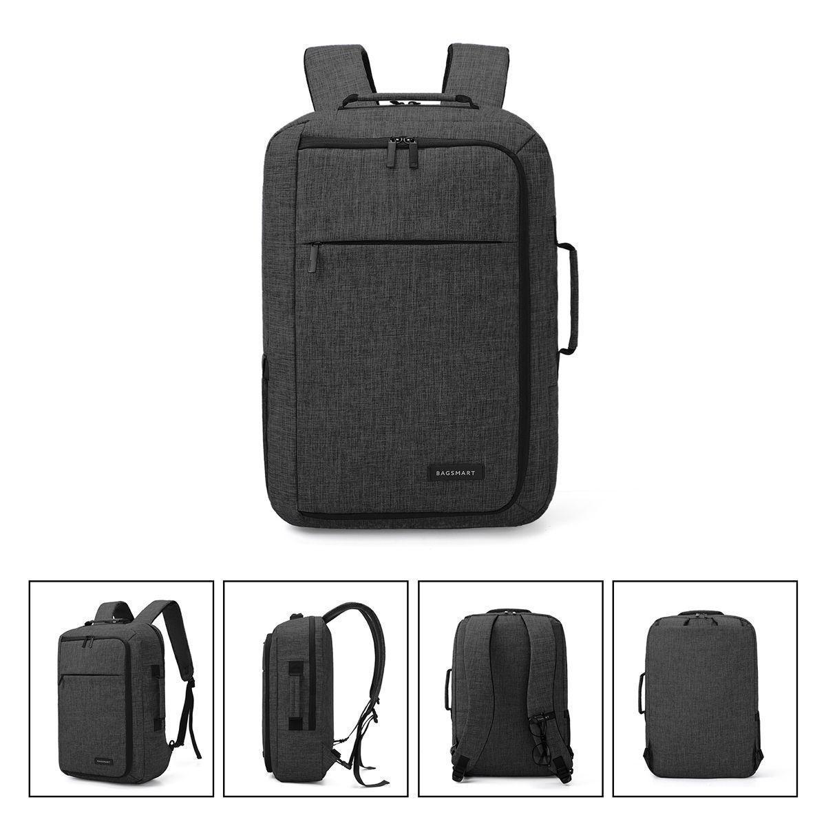 BAGSMART Pomona Mochile Laptop 15,6'' -Negro-3