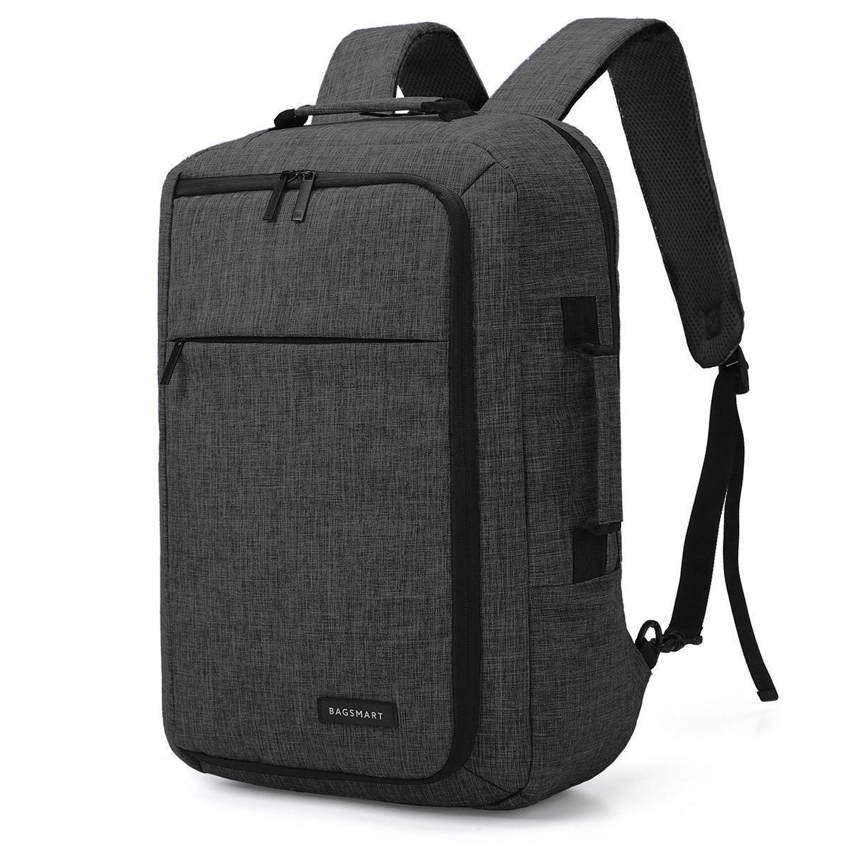 BAGSMART Pomona Mochile Laptop 15,6'' -Negro-0