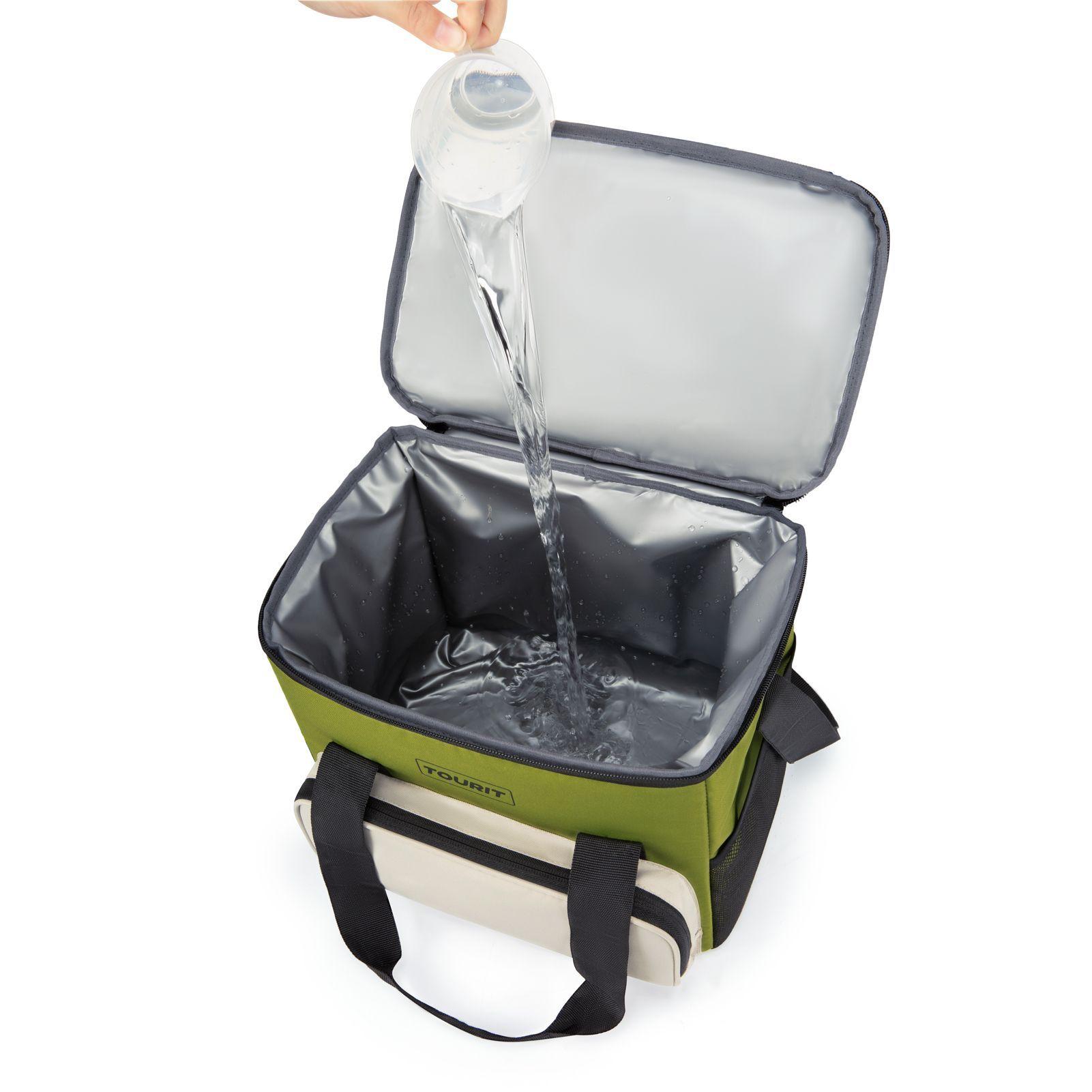 Tourit Cooler Bag refrigerador aislado portátil de 14L -Verde-1