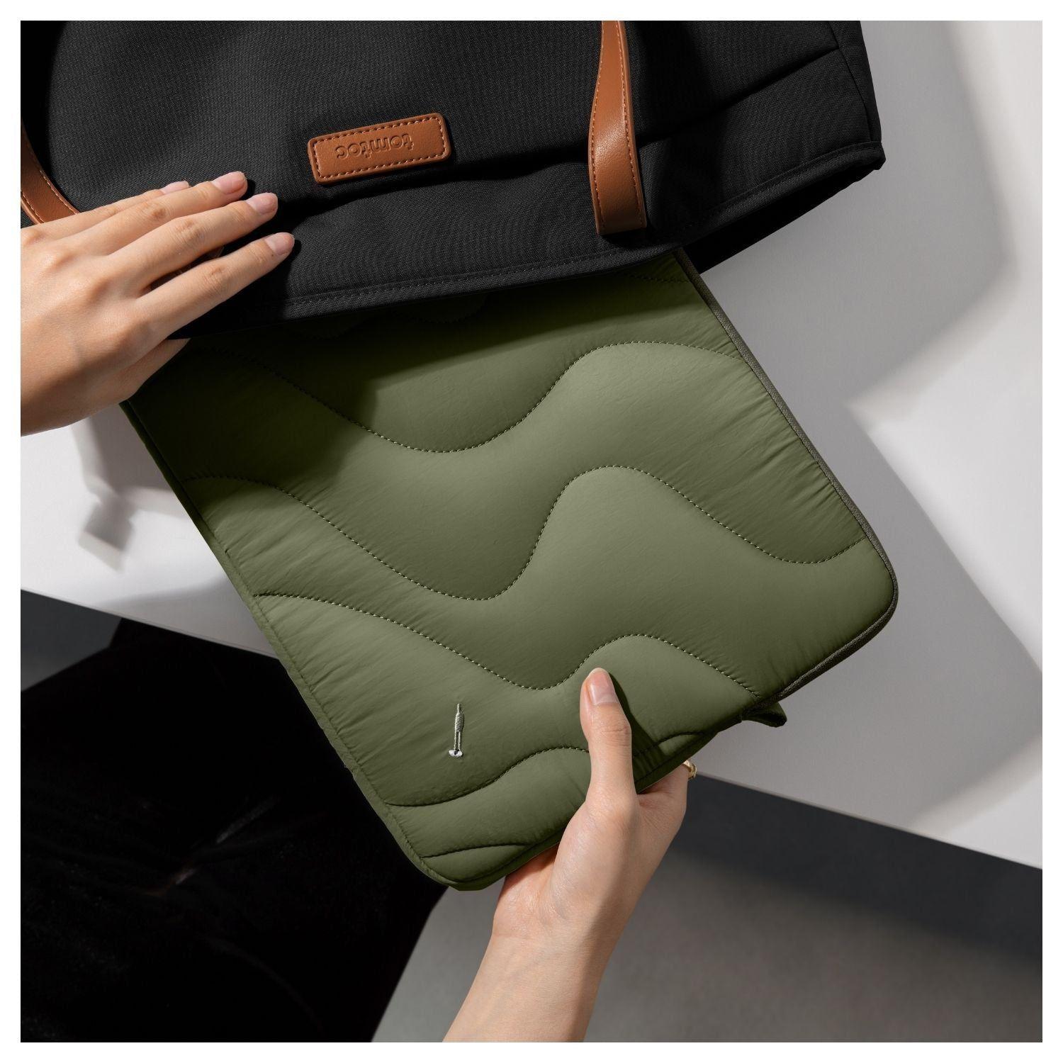 Tomtoc Funda Terra-A27 para MacBook Air 13" Verde-9