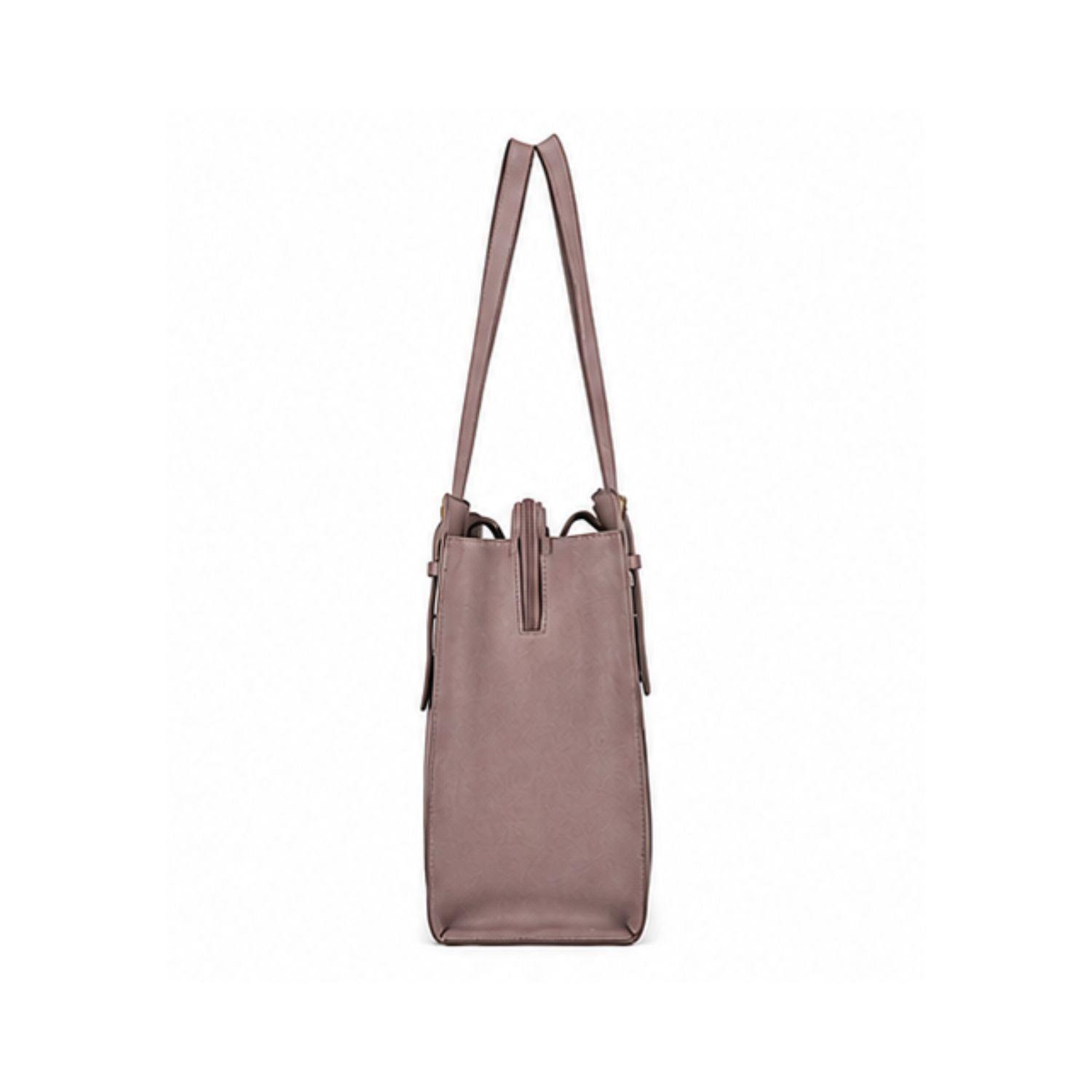 Ecosusi Bolso Tote de Oficina para Notebook 15.6'' con Cierre Magnético Lila-8