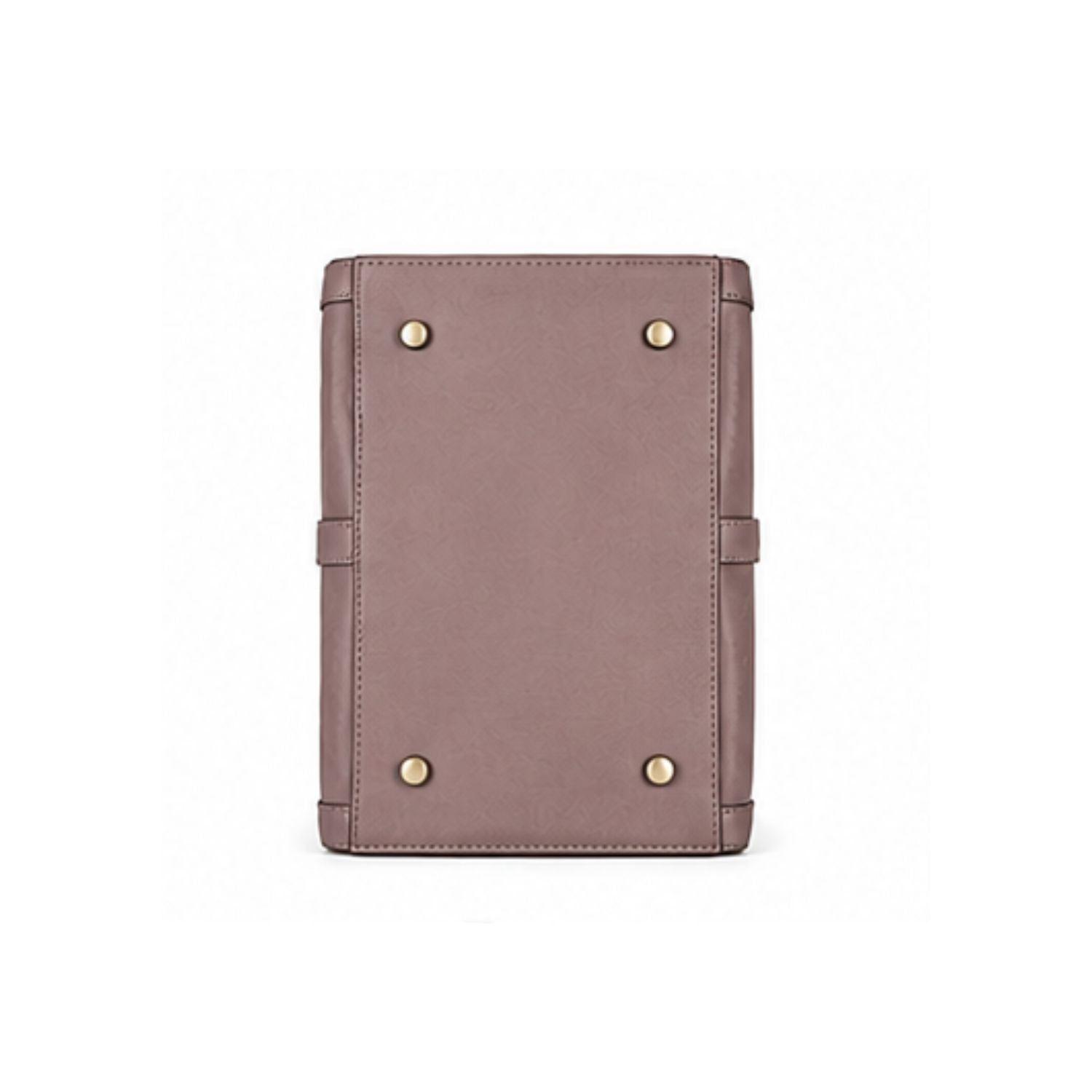 Ecosusi Bolso Tote de Oficina para Notebook 15.6'' con Cierre Magnético Lila-9