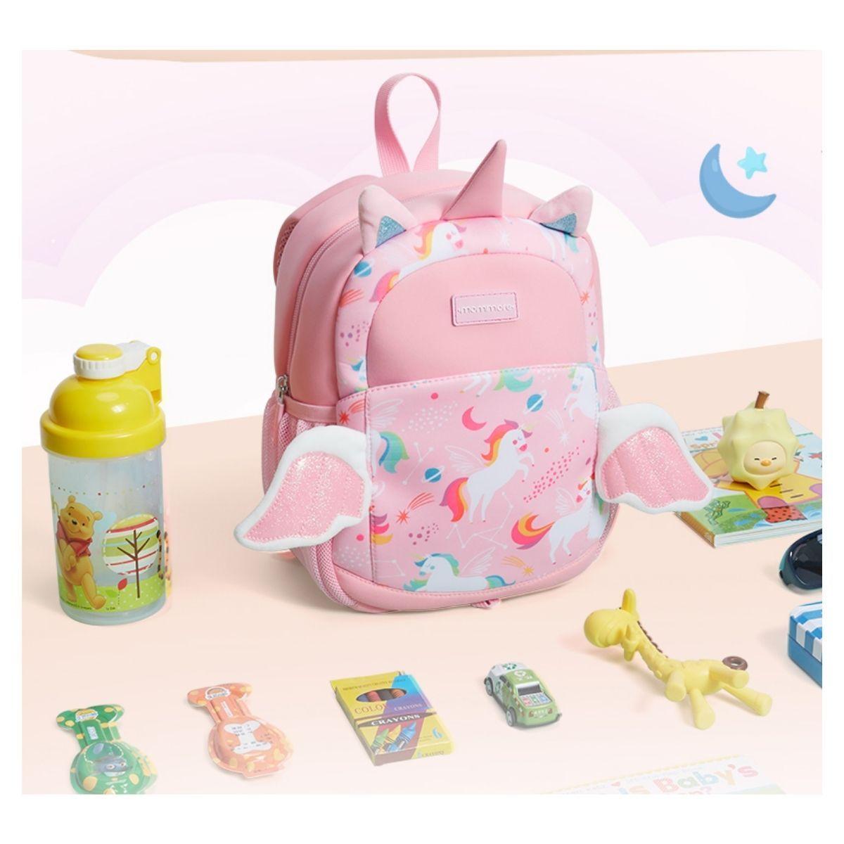 Mommore Mochila para Niñas Unicornio 6L - Rosado-7