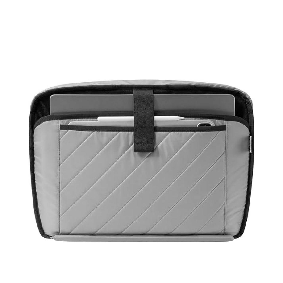 Tomtoc Bolso Maletín Defender-A32 para notebook 16" de 16L- Negro-5