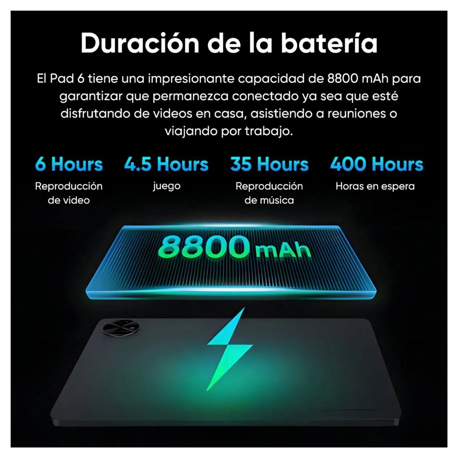 Black Shark Tablet Pad 6 11 pulg 4G LTE 8GB + 256 GB Gris-7