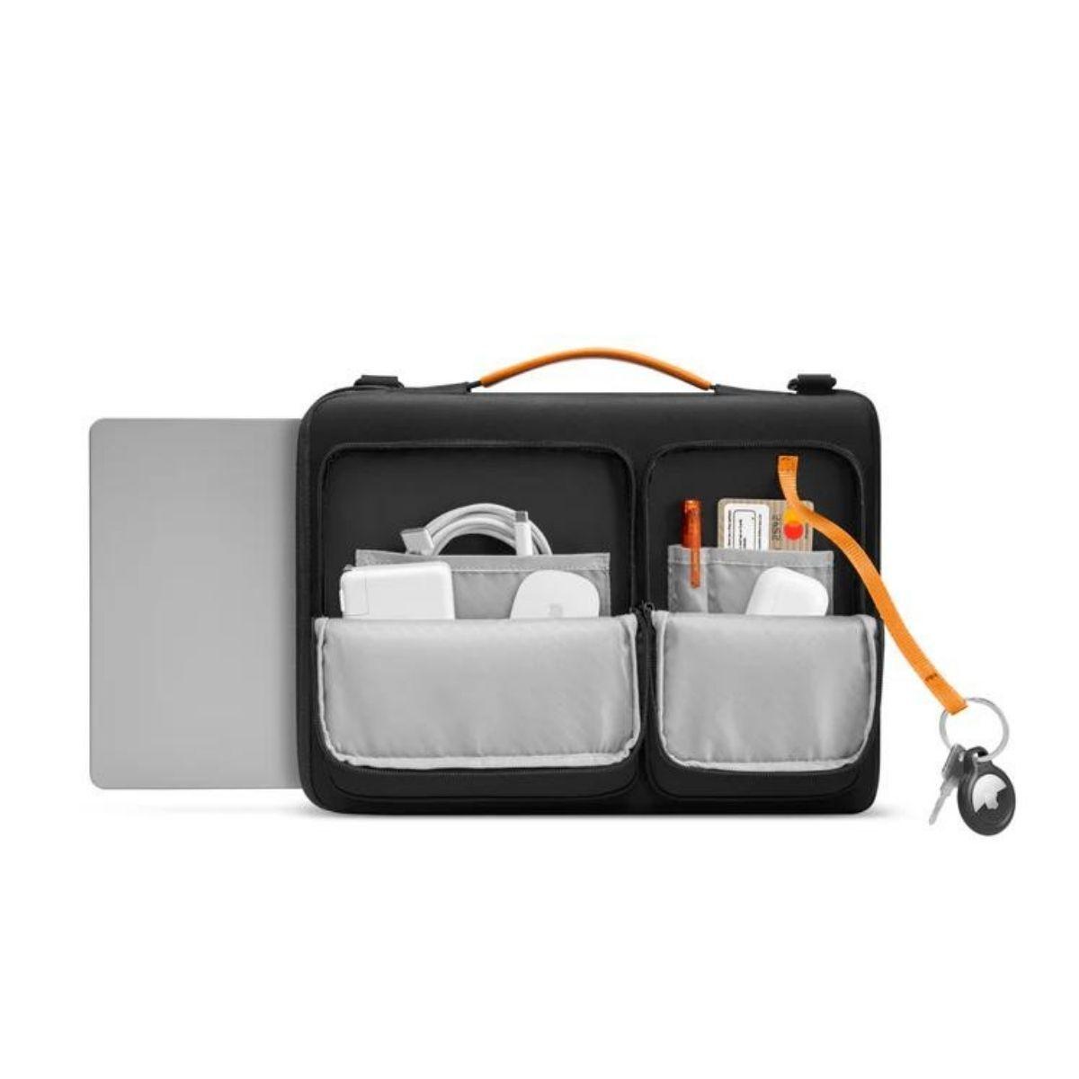 Tomtoc Maletín Defender-A42 MacBook Air 13" M3/M2/M1 Negro-3