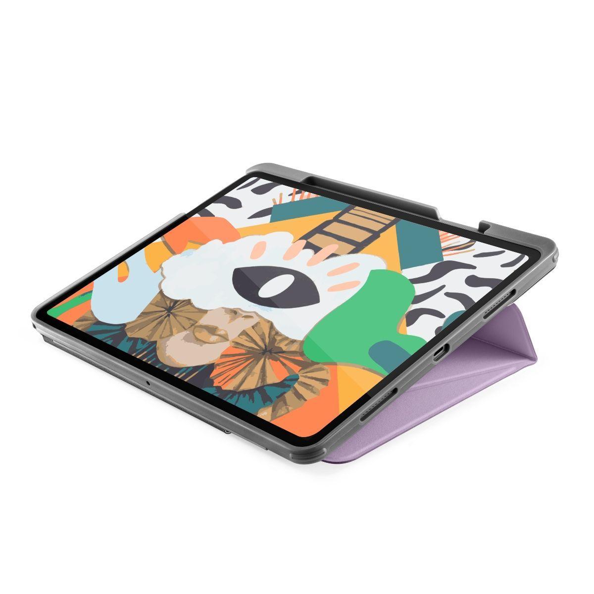 Tomtoc Funda Vertical iPad Pro 12,9'' 6ª/5ªVioleta-4