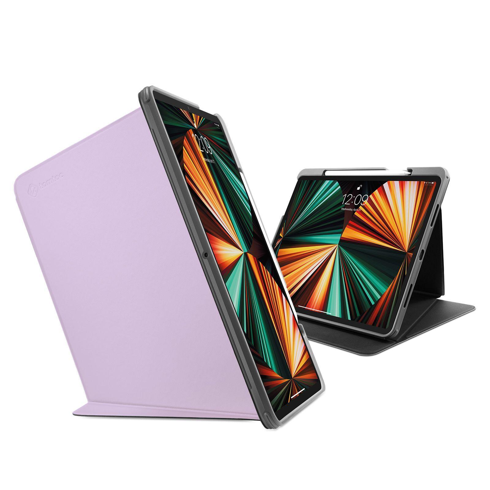 Tomtoc Funda Vertical iPad Pro 12,9'' 6ª/5ªVioleta-3