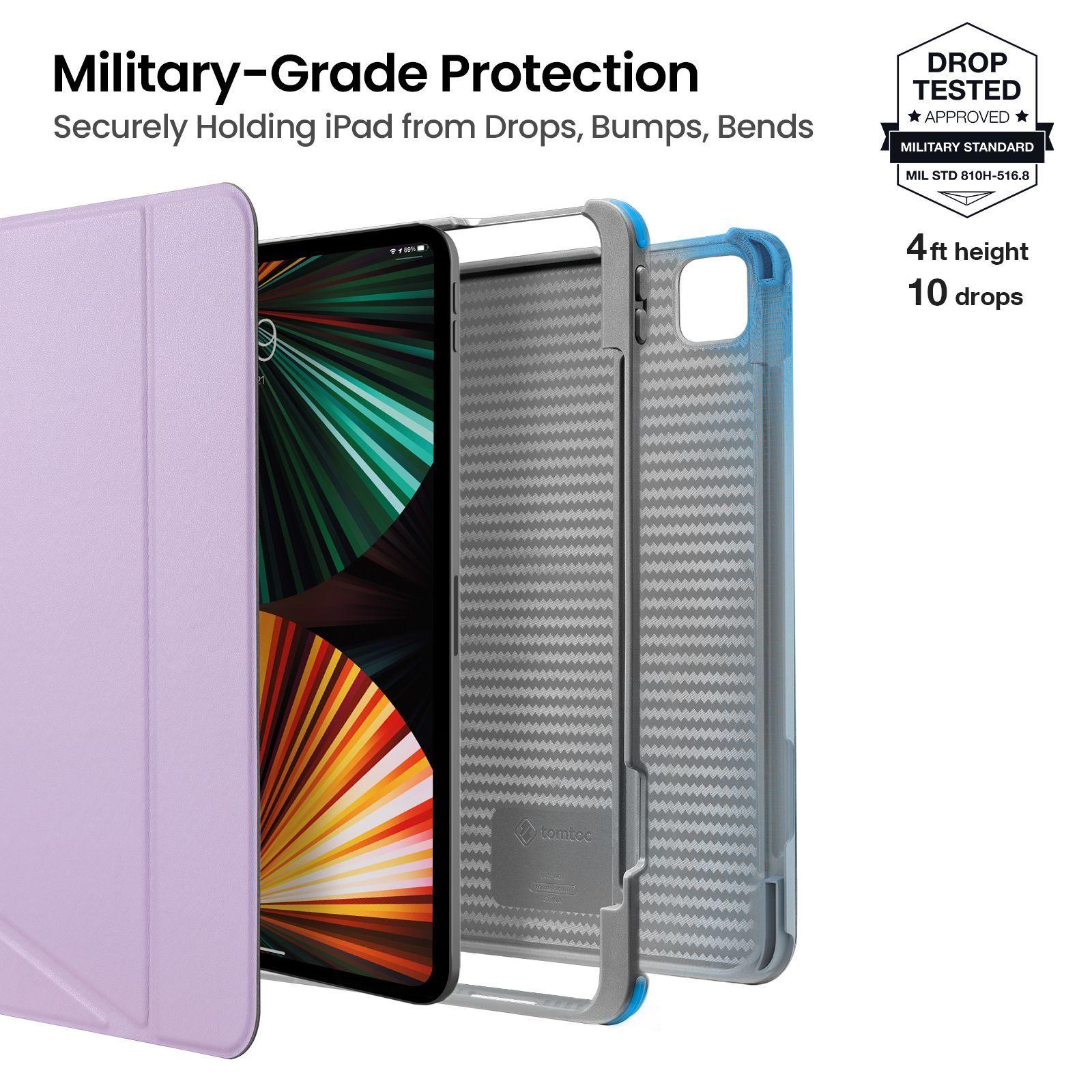 Tomtoc Funda Vertical iPad Pro 12,9'' 6ª/5ªVioleta-5
