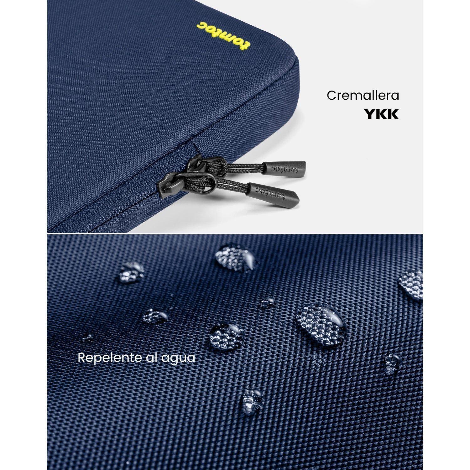 Tomtoc Funda Defender-A13 para MacBook Pro de 14" Azul Marino-6
