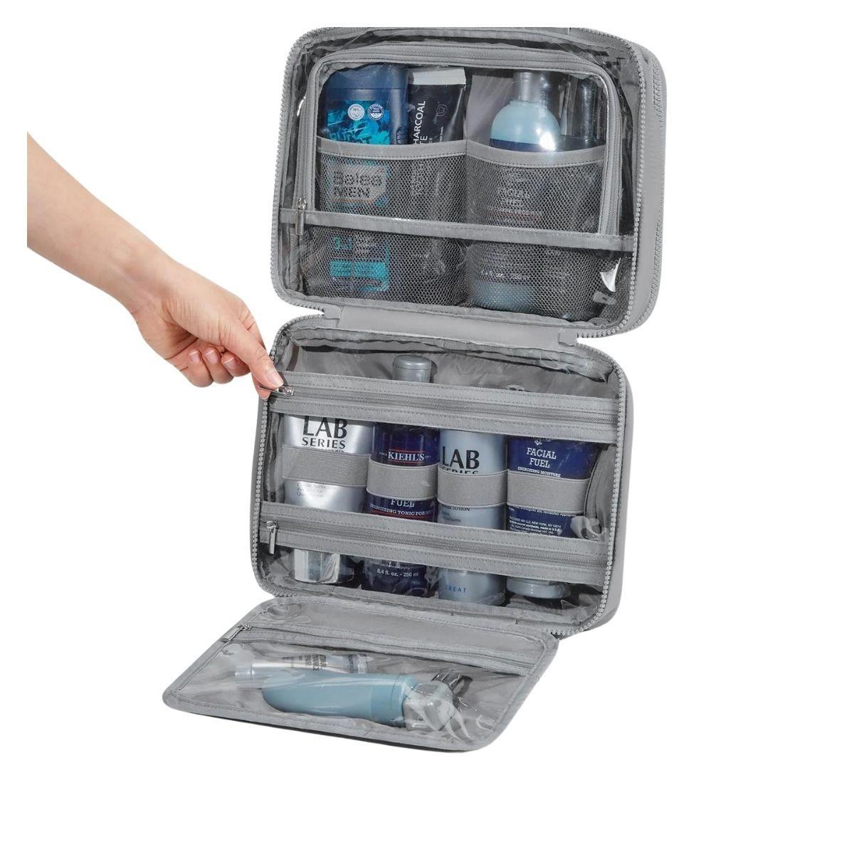 Bagsmart Neceser Multifuncional Spacesaver Puffy Grande - Gris-7