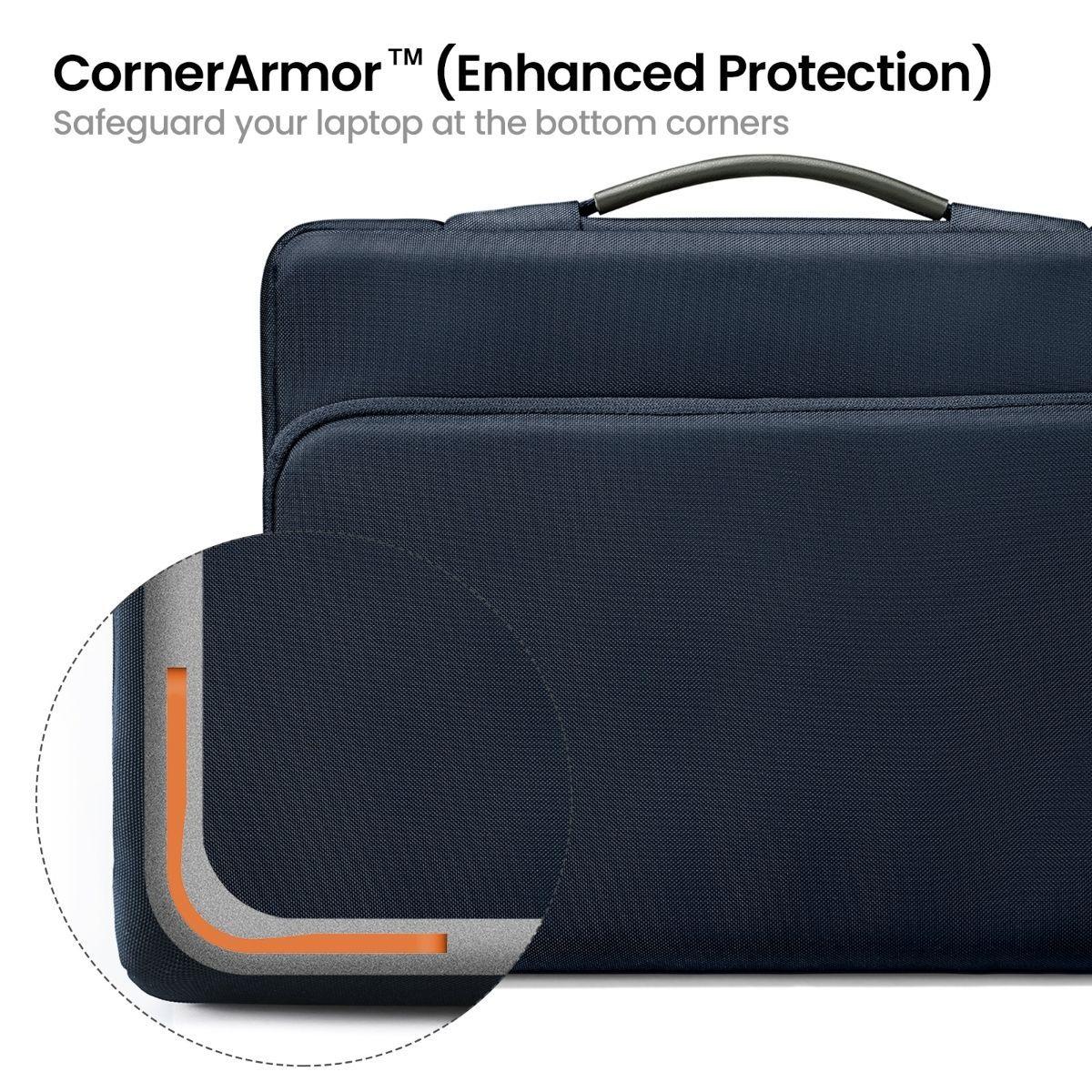 Tomtoc Maletin A14 Para 13" New MacBook Pro & Air M1-Azul Oscuro-1