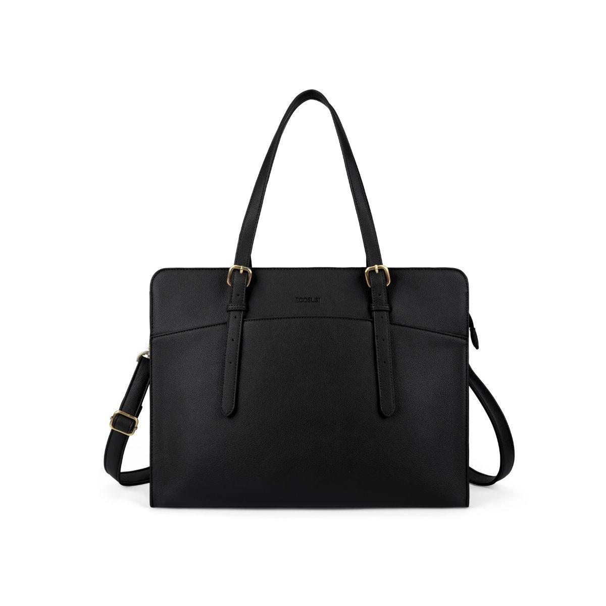 Ecosusi Bolso Tote Versátil para Notebook 15.6" - Negro-0
