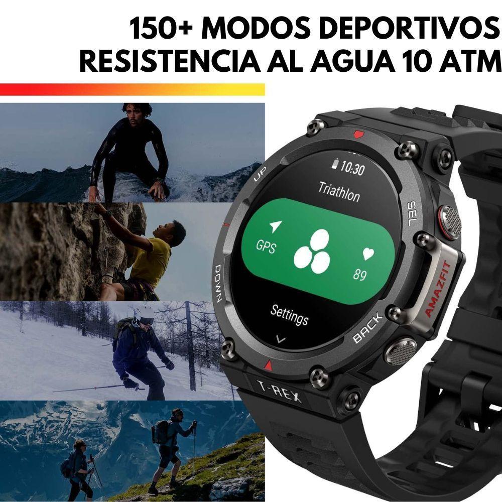 Amazfit Smartwatch T-Rex 2 reloj inteligente - Negro-7