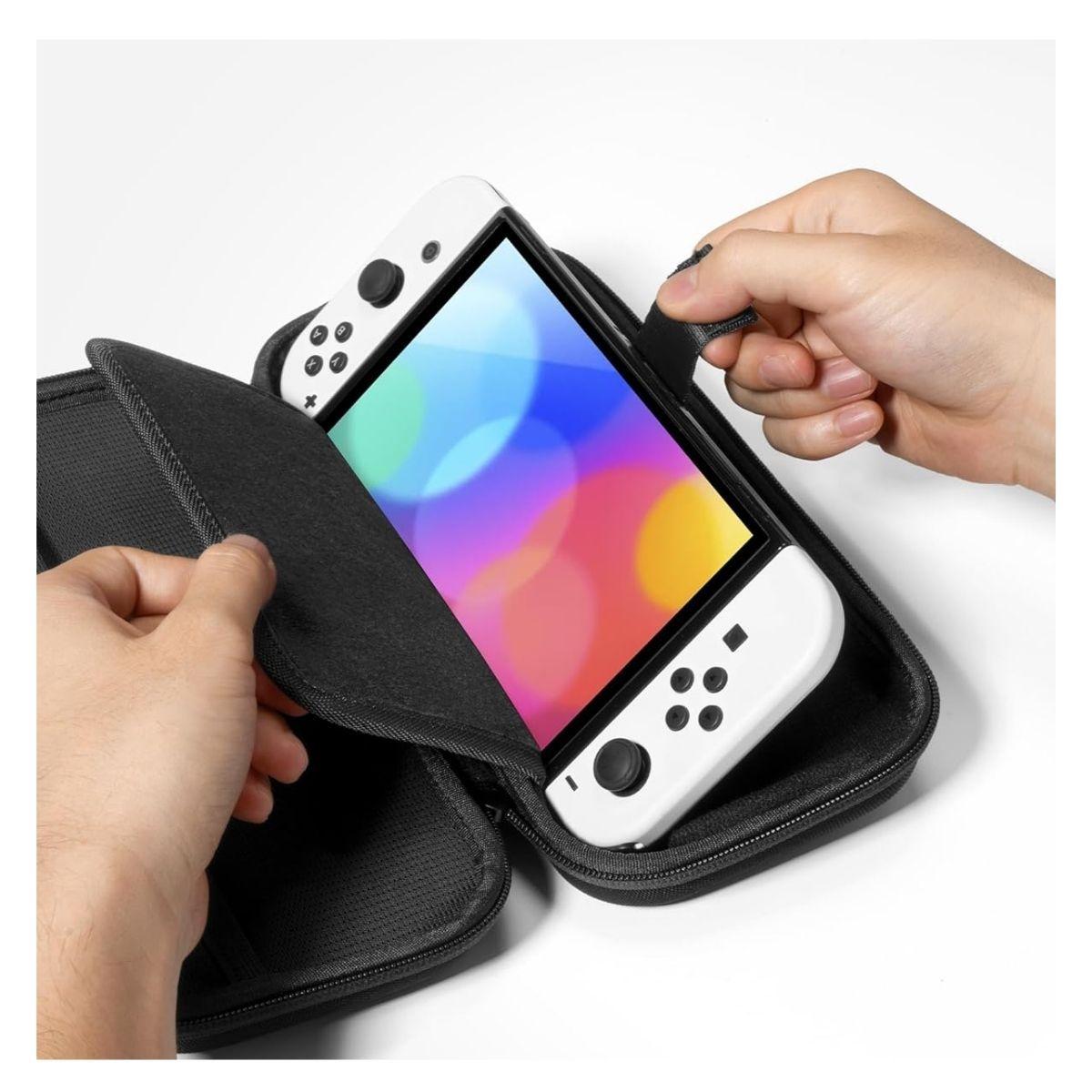 Tomtoc Estuche Mediano FancyCase-G05 Nintendo Switch / Oled - Negro-4