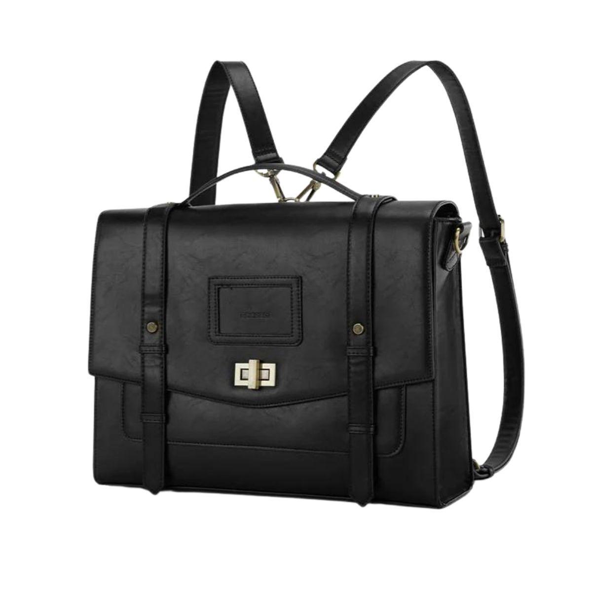 Ecosusi Mochila Cambridge Mujer para notebook de 14.7" - Negro-1