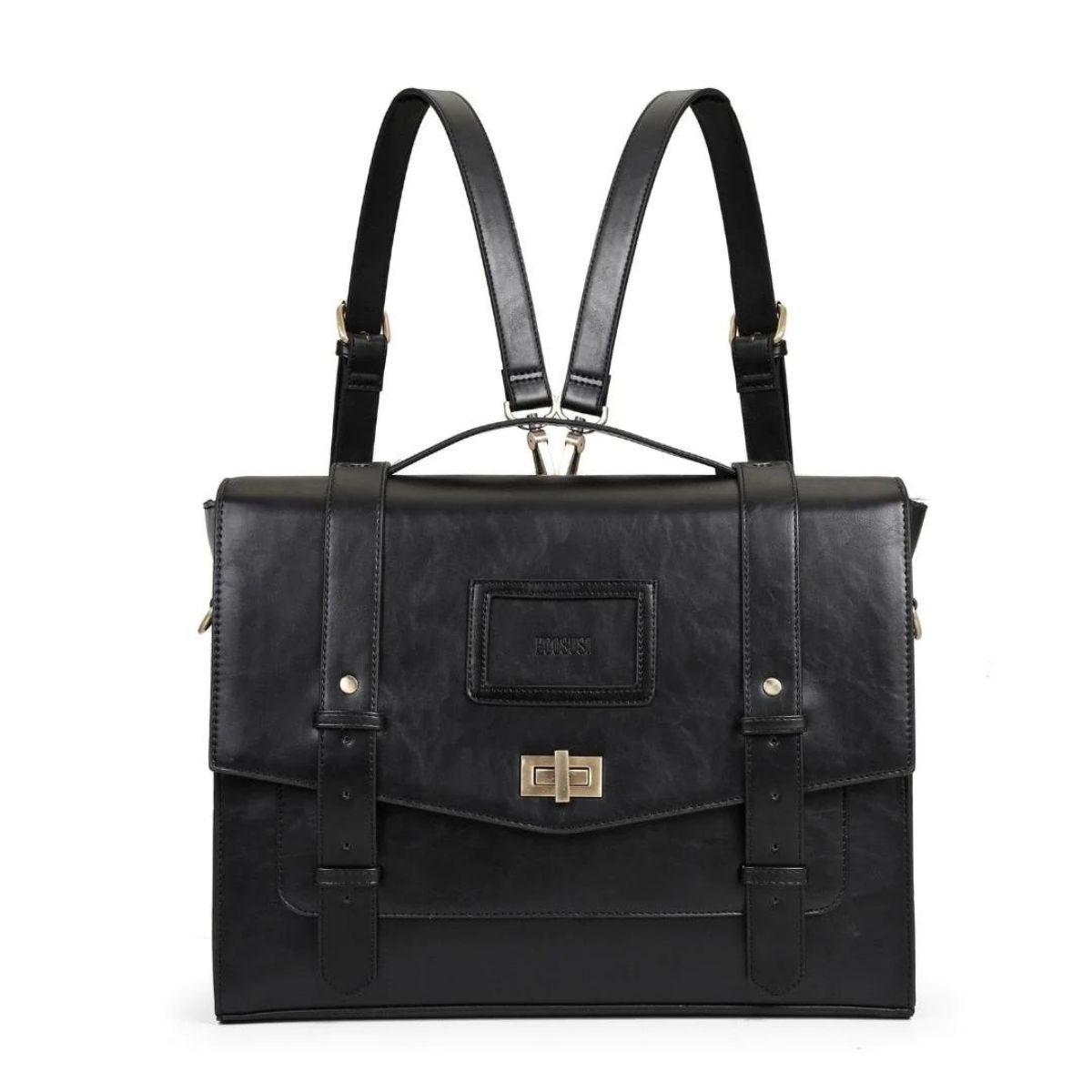 Ecosusi Mochila Cambridge Mujer para notebook de 14.7" - Negro-3