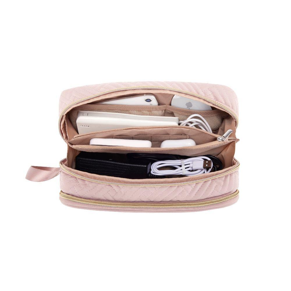 Bagsmart - Organizador electronico para viajes - Rosado
-5