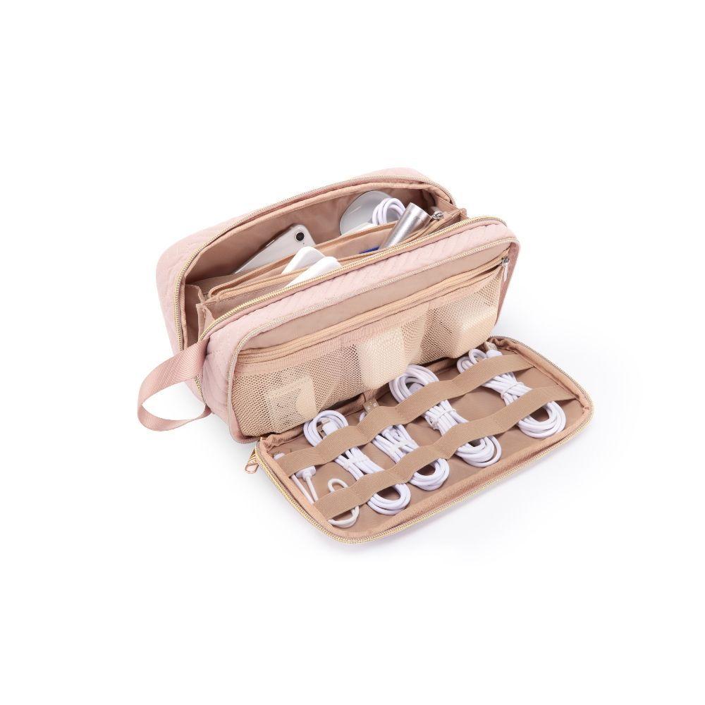 Bagsmart - Organizador electronico para viajes - Rosado
-1