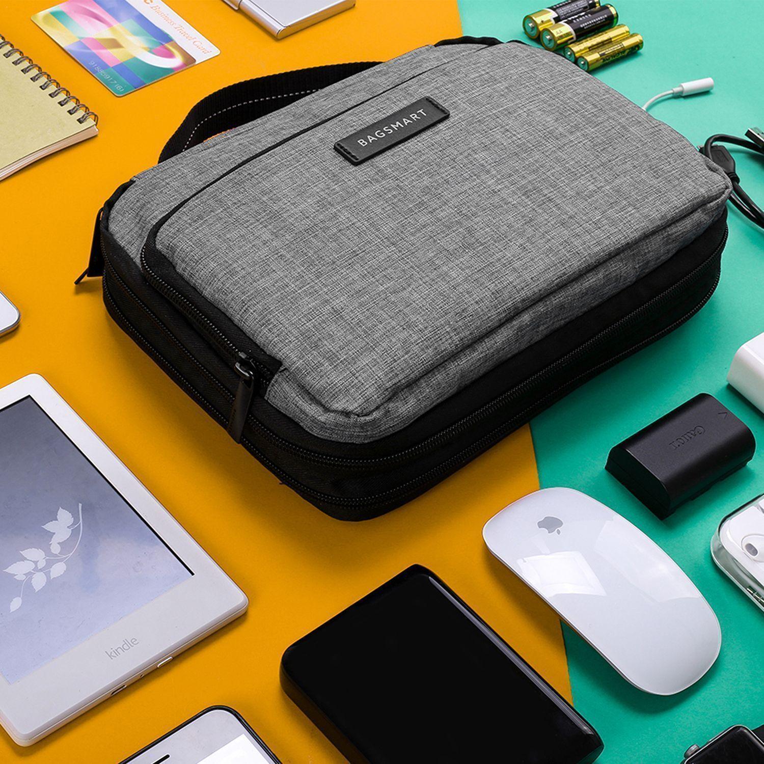 Organizador de cables de viaje BAGSMART - gris-2