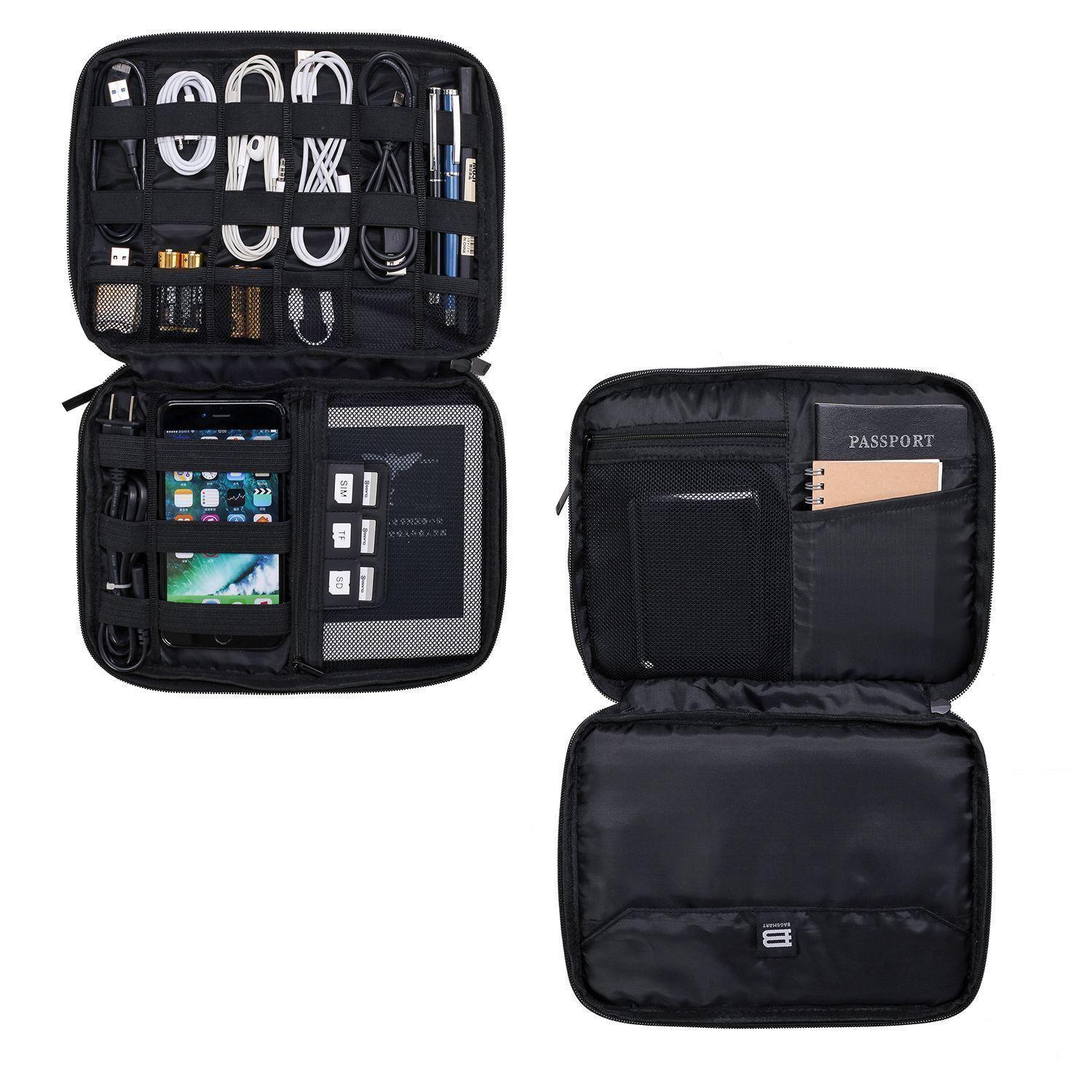 Organizador de cables de viaje BAGSMART - gris-3
