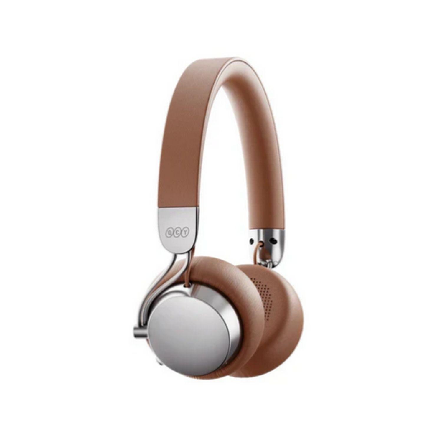 QCY Era 7 Audífonos Inalámbricos Retro ENC con IA Marrón-3