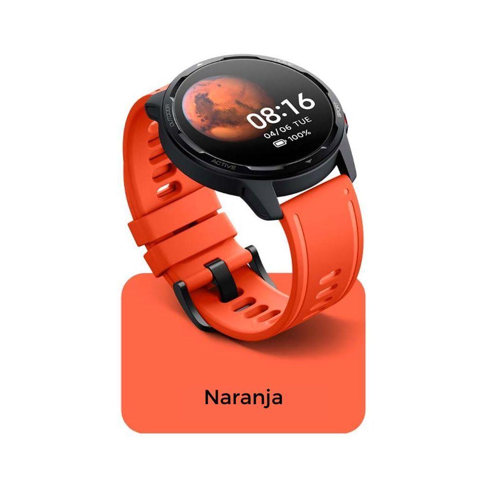 Correa de Silicona Original para Xiaomi Watch S1 Active Naranja-1