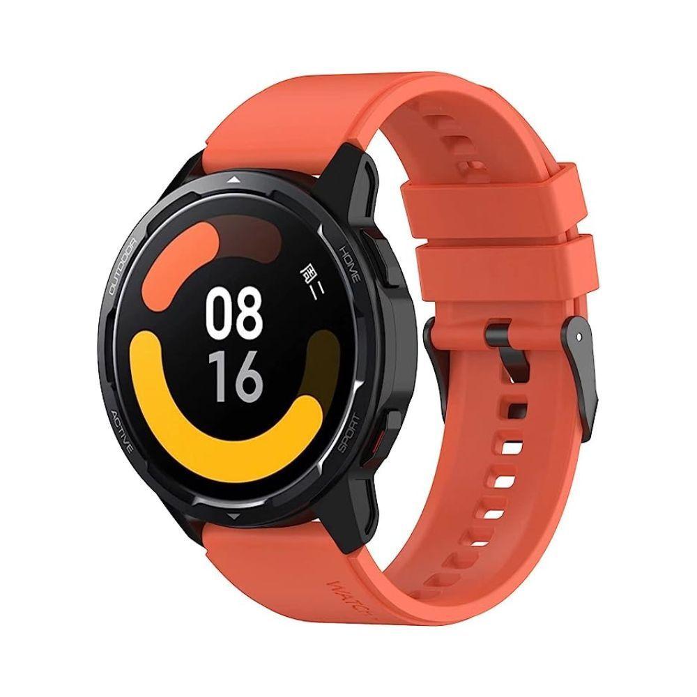 Correa de Silicona Original para Xiaomi Watch S1 Active Naranja-2