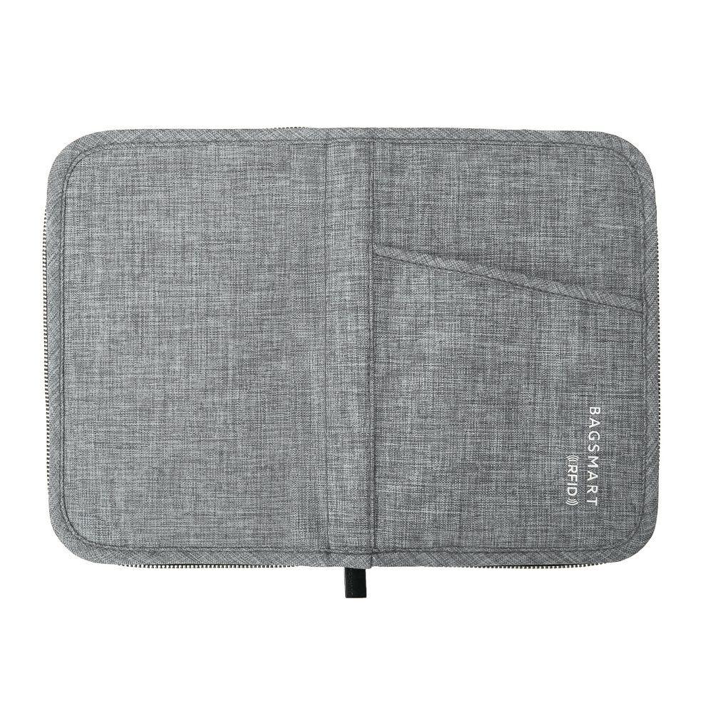 Bagsmart Porta Pasaporte LAX - gris-2