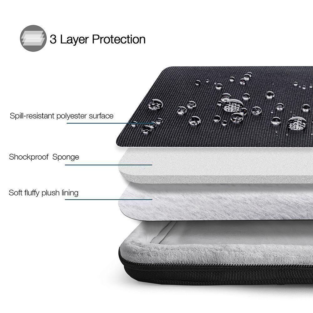 Tomtoc - Funda A22 Para Notebook Y Macbook De 13.5 - Negro-1