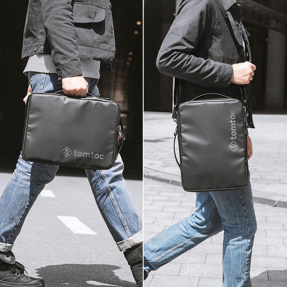 Tomtoc Bolso Urban H14 Para Macbook 14'' - Negro-5