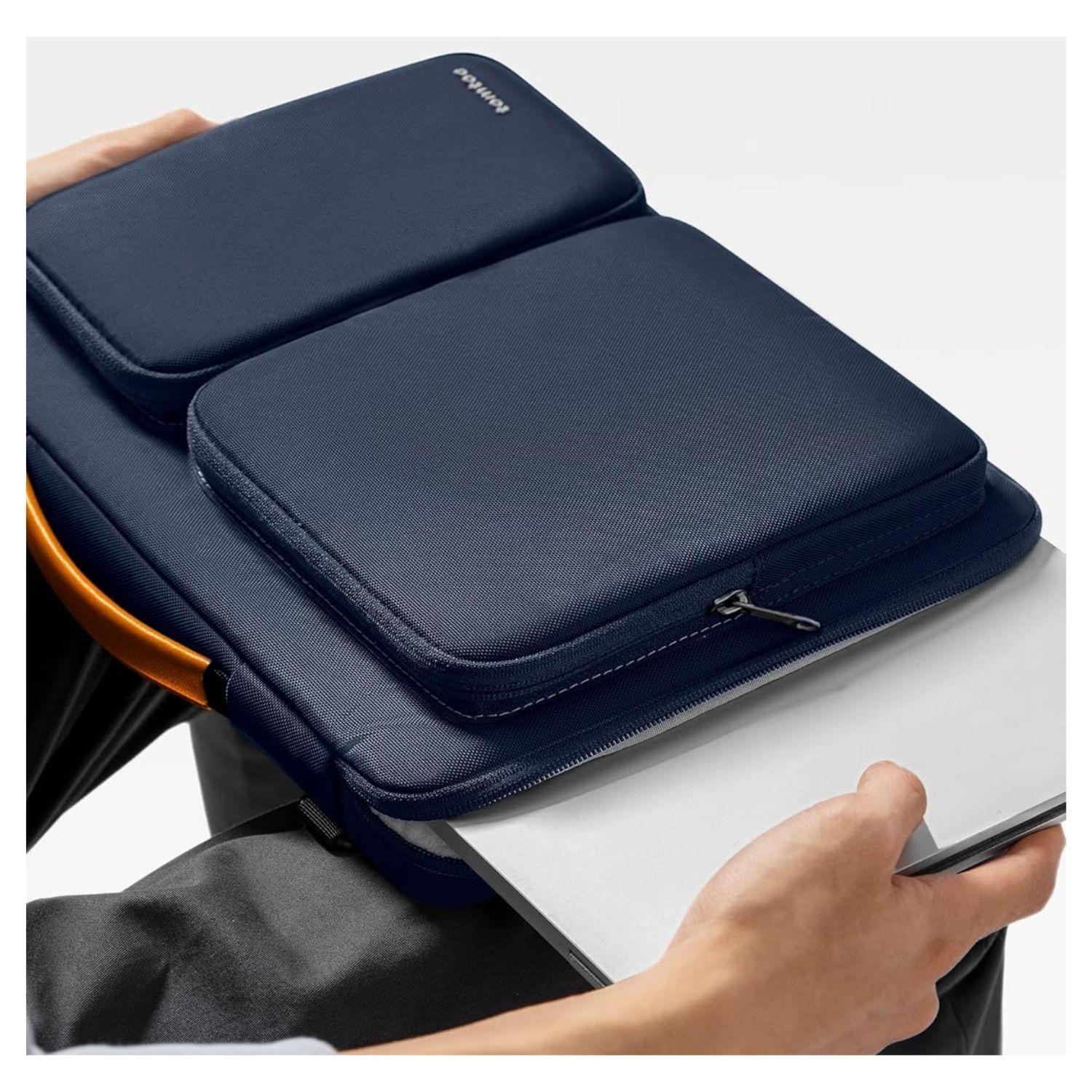 Tomtoc Maletín Defender-A42 para Notebook 15,6" a 16,2" - Azul-7