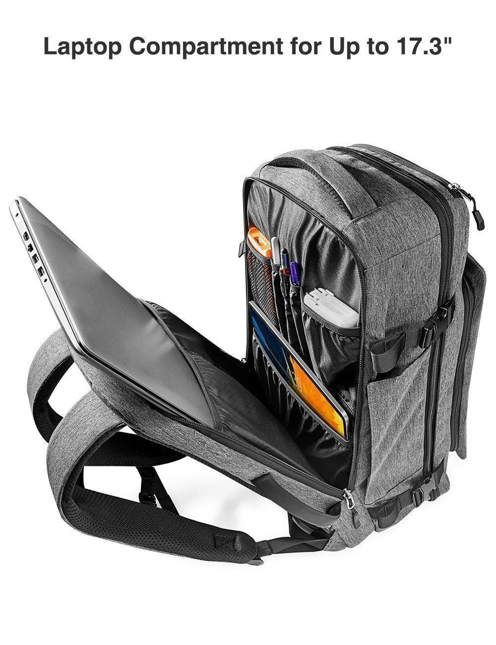Travel-A81 Laptop Backpack- Grey-2